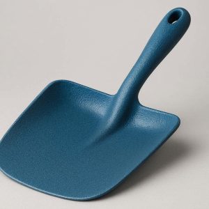 Wide Head Garden Trowel for Moving Large Amounts of Soil Heavy Duty One Piece Cast Aluminum Hand Shovel for Digging and Potting Blue