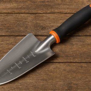 Multi Purpose Garden Hand Tool with Serrated Edge for Root Cutting and Weeding Stainless Steel Trowel with Comfort Grip for Heavy Digging