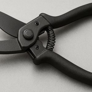 Anvil Pruning Shears for Dry and Dead Wood Heavy Duty Garden Pruners with Non Stick Coating and Shock Absorbing Spring for Easy Cutting